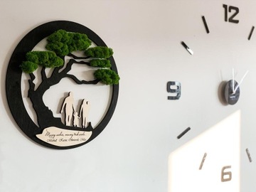 МОХ КАРТИНА СЕМЕЙНЫЙ БОНСАЙ ДЕРЕВО МОХ ЦЕЛЛИЗМ ЖИВАЯ ЖИВОПИСЬ ДЕРЕВО ЖИЗНИ