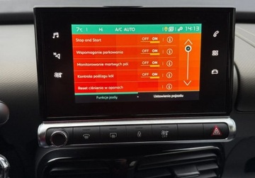 Citroen C4 Cactus Crossover Facelifting 1.2 PureTech 110KM 2018 Citroen C4 Cactus Automat, Salon Polska. Serwis ASO,1 rej 2019 rok. Navi,K, zdjęcie 12