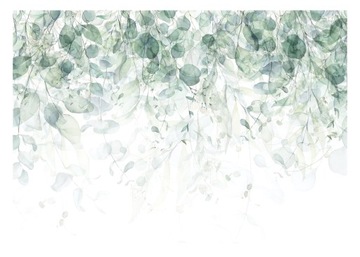 FOTOTAPETA LIŚCIE ZIELONE NATURA DO SYPIALNI SALONU PRZEDPOKOJU 400x280