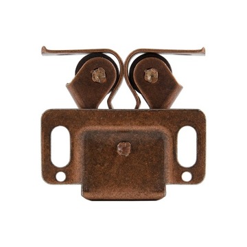 Защелка мебельная роликовая, коричневая, 2 шт.