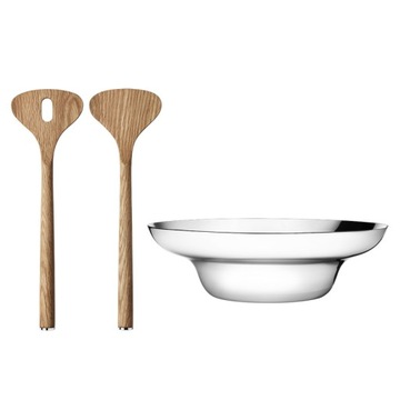 Georg Jensen ALFREDO Misa + Sztućce do Sałaty