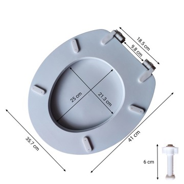DESKA TOALETOWA SEDESOWA DO WC UNIWERSALNA POKRYWA MIĘKKA KLAPA