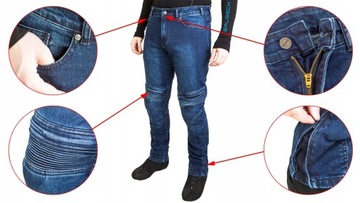 МОТОЦИКЛОВЫЕ ДЖИНСЫ STRONG OZONE HORNET II 3XL