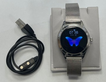 Smartwatch Kingwear KW10 srebrny (417/24)