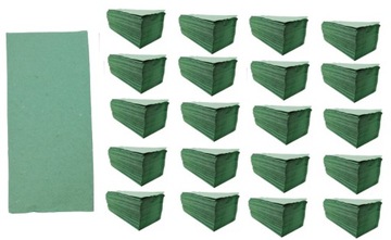 ПОЛОТЕНЦА ДЛЯ КОРМУШКИ ZZ, ЗЕЛЕНЫЕ ПОЛОТЕНЦА, КАРТОН