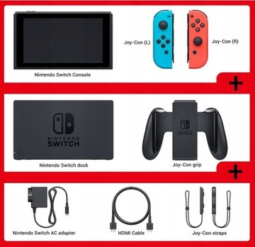 НАСТРАИВАЕМАЯ КОНСОЛЬ NINTENDO SWITCH 32 ГБ NEON — НИЗКИЙ СЕРИЙНЫЙ НОМЕР CFW
