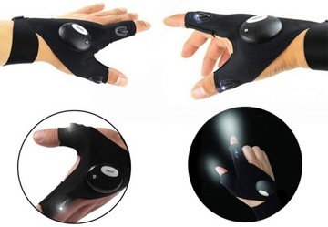 НАБОР ПЕРЧАТОК С СВЕТОДИОДНОЙ ПОДСВЕТКОЙ СПРАВА И СЛЕВА - БРЕНДОВЫЙ НАБОР GLOVELITE