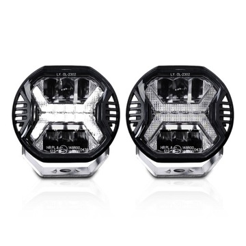 Jeep Wrangler JK lampy led podszybie 2x45W