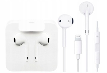 SŁUCHAWKI APPLE EARPODS LIGHTNING MMTN2ZM/A IPHONE XS 12 13 14