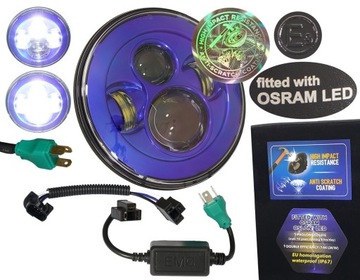 lampa LED chipy OSRAM 7 cali reflektor homologacja