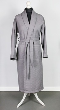 Отель Bath Horobe Spa Waffle Waffle Waffle Женская баскская длинная мягкая серая M M