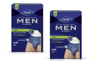 Bielizna TENA Men Pants Plus M 30szt. x 2op.