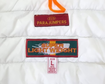 PARAJUMPERS SUPER LIGHTWEIGHT 90/10 DOWN LEKKA PUCHOWA KURTKA PŁASZCZ L