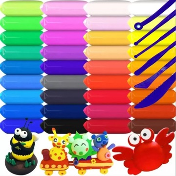 ПЕННЫЙ Пластилин КОНДИТЕРСКАЯ ГЛИНА XXXL 45 шт.