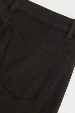 Rozszerzane spodnie z diagonalu Low Waist Jeans H&M r.42 BOOTCUT
