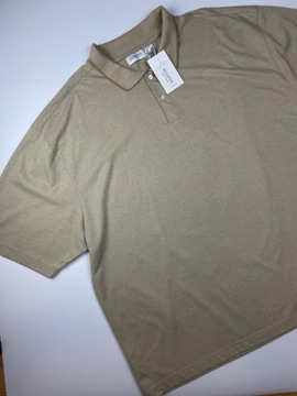 Męska koszulka polo beżowa CONCEPTS CLAIBORNE 3XL