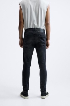 Zara jeansy spodnie męskie skinny czarne rozmiar 40