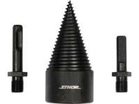 ŚWIDER DO ROZŁUPYWANIA DREWNA WIERTŁO STOŻKOWE 45MM 3szt