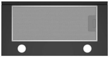 Okap teleskopowy Kernau KTH I 10.161.2B LED 60cm Czarny