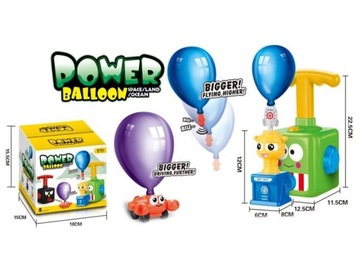 WYRZUTNIA BALONÓW BALON AERODYNAMICZNY ŻABA