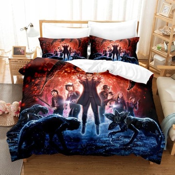 KOMPLET POŚCIELI STRANGER THINGS 140x200 POSZEWKI