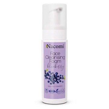 Nacomi Pianka oczyszczająca do twarzy - Borówka - 150 ml