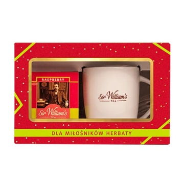 Herbata SIR WILLIAMS Malinowa Raspberry+ KUBEK 36g