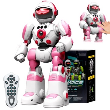 Программируемый музыкальный танцующий игрушечный робот - Pink Warrior