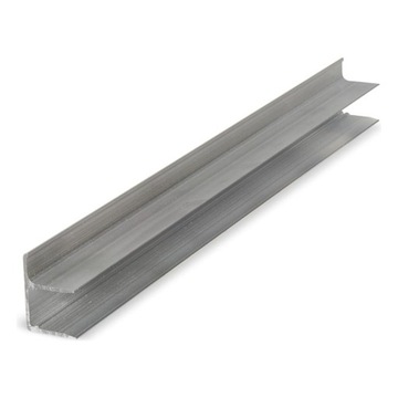 Aluminiowy profil czołowy F 10mm 4m