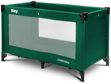 ŁÓŻECZKO TURYSTYCZNE SKŁADANE MATERACYK KEY GREEN