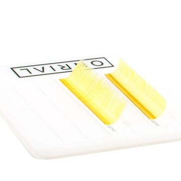 SZTUCZNE RZĘSY ONRIAL YELLOW/21 PASEK/С 0,07 MIX 6-13