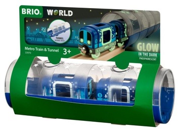 METRO ZESTAW ŚWIECĄCY W CIEMNOŚCI TUNEL BRIO 33970