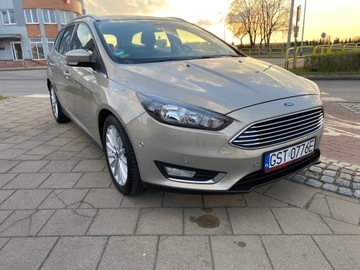 Ford Focus III Kombi Facelifting 1.0 EcoBoost 125KM 2014 navi alu 17&#039; PDC P+T climatronic