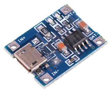 TP4056 Ładowarka akumulatorów Li-Ion MikroUSB 1A