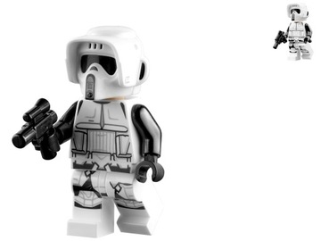 LEGO SW - Imperial Scout Trooper + blaster ! 75353