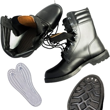 BUTY WOJSKOWE Skoczki Desant Szyte + Gwoździe 37