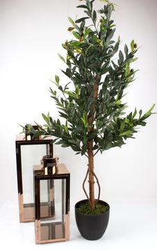 Цветок в горшке, оливковое дерево, БОЛЬШОЙ 120 СМ.