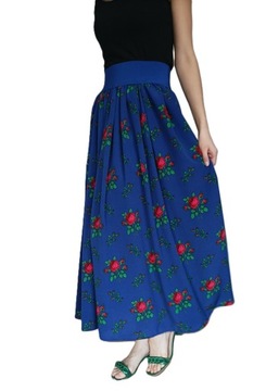 SPÓDNICA GÓRALSKA FOLK DŁUGA ROZM XL