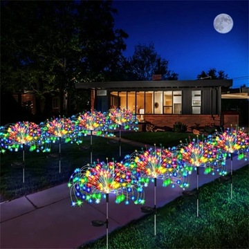 4X СОЛНЕЧНАЯ ЛАМПА ДЛЯ УКРАШЕНИЯ САДА ОДУВШИНКИ 120 LED