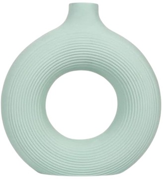 Керамическая ваза для пончиков Nordic Green для пампасной травы 22,5x23см 5см L