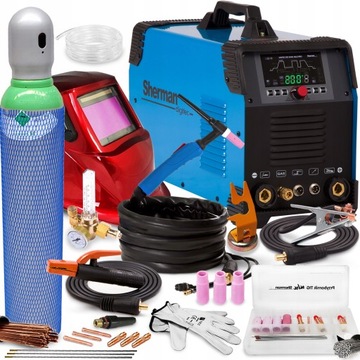 SPAWARKA INWERTOROWA INWERTER SHERMAN TIG 200 AC DC MULTIPRO PULS MMA 200A