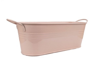 DONICZKA OSŁONKA na zioła kwiaty różowa 27 cm