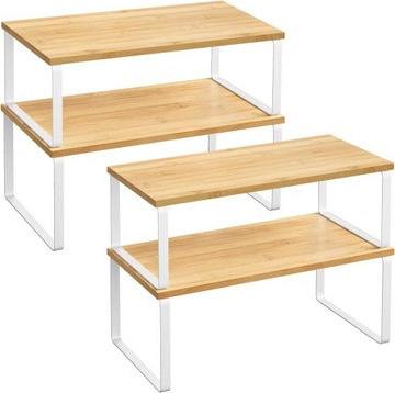 POŁKI KUCHENNE REGAŁ ORGANIZER KOMPLET 4 STYL INDUSTRIALNY LOFT - 40 cm -