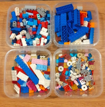 Pudełko na klocki LEGO Organizer z pokrywką 0,6L