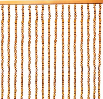 ZASŁONA KORALIKI DREWNIANE KOTARA ZASŁONKA -100cm