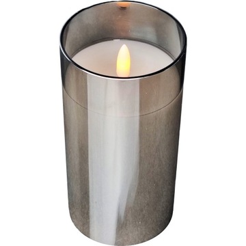 СТЕКЛЯННАЯ СВЕЧА СВЕТОДИОДНАЯ СВЕЧА СТЕКЛЯННАЯ СВЕЧА ИЗ ДОПЧЕНОГО СТЕКЛА НА АККУМУЛЯТОРЕ