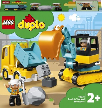 LEGO DUPLO Miejska ciężarówka i koparka 10931
