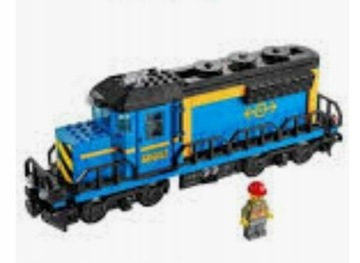 Klocki lego city nowa lokomotywa 60052 pociąg