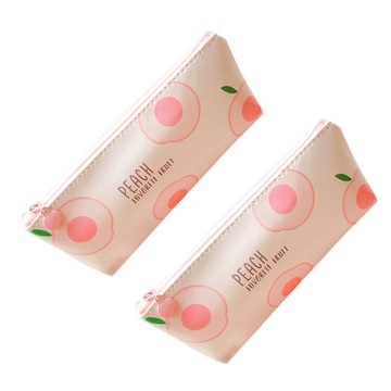 2 шт. креативный холщовый пенал на молнии для женщин