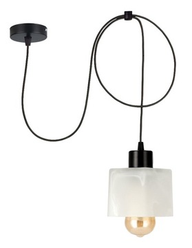 LAMPA WISZĄCA SUFITOWA ŻYRANDOL LED Szklana